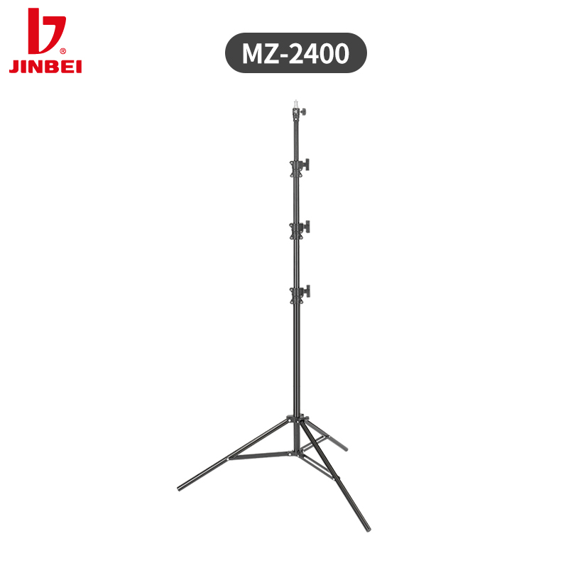 Photography Of Lighting - JINBEI MZ-2400FP エアークッションアルミ製撮影用ライトスタンド プロ仕様三脚スタジオライトスタンド