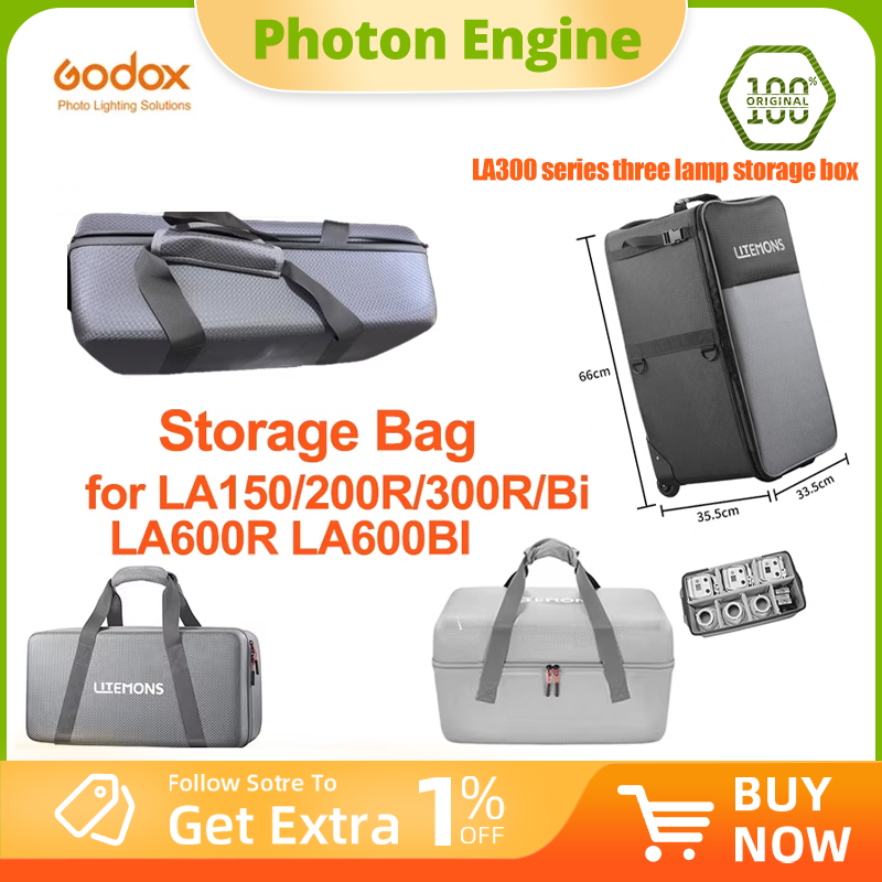 Photography Lighting Bag - GODOX 撮影用ライト収納バッグ LA150R LA200R LA300R LA300Bi