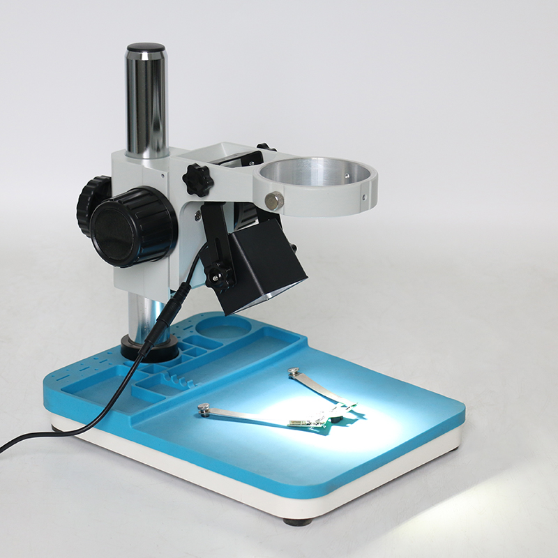Photography Lighting Effects - 調整可能な照明付きの調整可能な強度ランプ,産業用ステレオ顕微鏡用USB HDMI付きLEDライトリング,61 LED, 6000k-7000k,照明付きライトリング,110v-220v