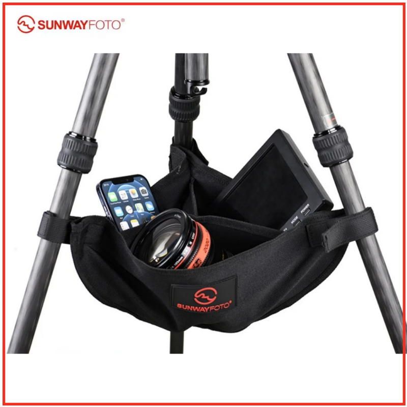 Light Stand Sandbag - Sunwayfoto TSB-01 三脚ウェイトバッグ、岩や砂の上でも使用可能、頑丈なカメラスタビライザーキット、ほとんどのライトスタンドとT型ブラケットに対応