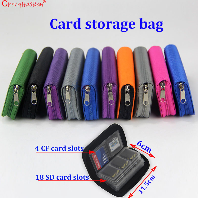 Photography Lighting Bag - 1PC 22 スロットメモリカード収納ケース CF/SD/Micro SD/SDHC/MS/DS カメラメモリカードホルダーバッグゲーム